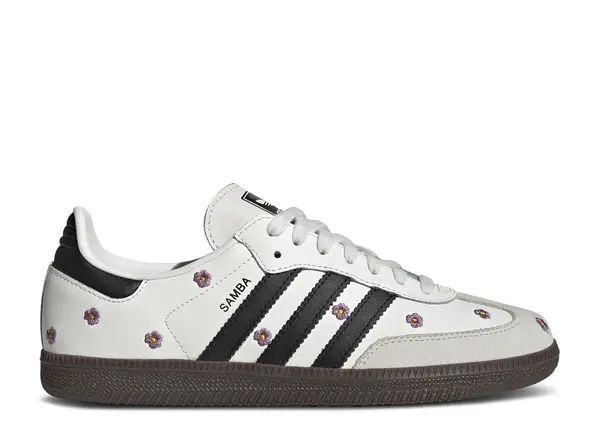 Кроссовки adidas Samba OG White Floral Embroidery
