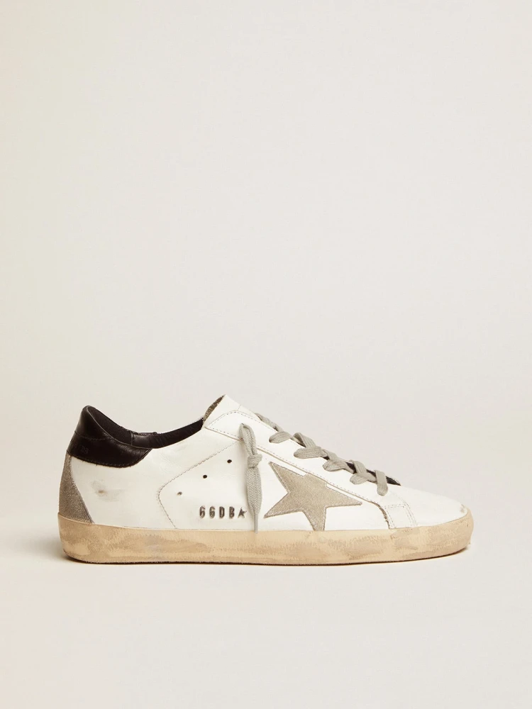 Кроссовки Golden Goos Super-Star black heel